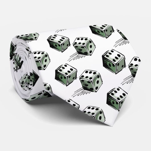 Spielender Mist-Würfel-High Roller Krawatte (Gerollt)