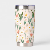 Spielender Ostermuster 20oz Thermal Tumbler Thermobecher (Vorderseite)