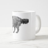 Spielender Park in der Herbstluft Jumbo-Tasse (Vorderseite Rechts)