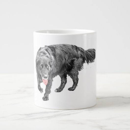 Spielender Park in der Herbstluft Jumbo-Tasse (Vorderseite)