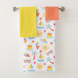 Spielender Sommer Badhandtuch Set