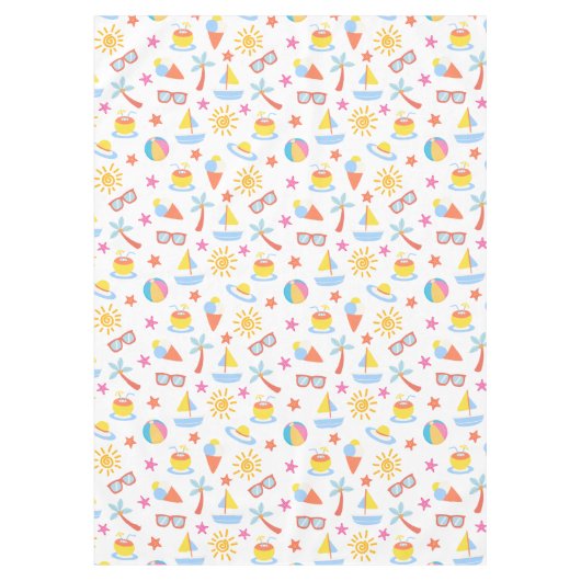 Spielender Sommer Tischdecke (Vorderseite)