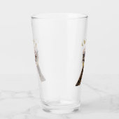 Spielender Straußenglass - Ihr Text Glas (Rechts)