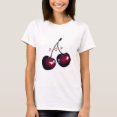 Spielender T - Shirt mit Cherry - Pop Me - Funny (Vorderseite)