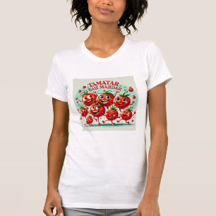 Spielender Tomato Fun T - Shirt - Lebhaft und fröh