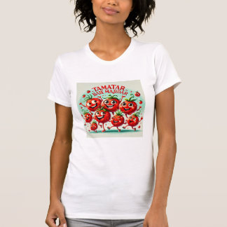 Spielender Tomato Fun T - Shirt - Lebhaft und fröh