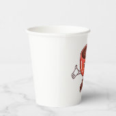 Spielender und lustiger Cartoon Coffee Cup Pappbecher (Rechts)