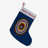 Spielender Weihnachts-Strumpf Kleiner Weihnachtsstrumpf (Vorderansicht (hängend))