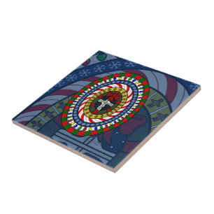 Spielender Weihnachtskalender Fliese