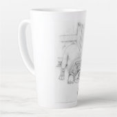 Spielender Welpe Milchtasse (Linke Ecke)