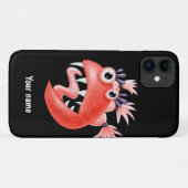 Spielender Whimsical Funny Creature Girl Name Case-Mate iPhone Hülle (Rückseite (Horizontal))