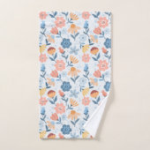 Spielendes Blumenmuster Badetuch Set (Handtuch)