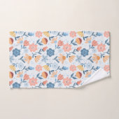Spielendes Blumenmuster Badetuch Set (Handtuch)