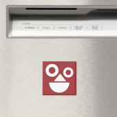 Spielendes Gesicht minimal lustig Magnet (In Situ (Geschirrspüler))