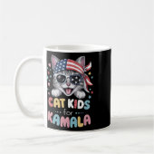 Spielendes Katzendesign für Kinder Kaffeetasse (Links)