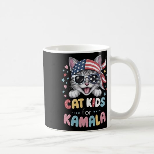 Spielendes Katzendesign für Kinder Kaffeetasse (Rechts)