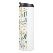 Spielendes Kindermuster für Karotten und Pea Thermosbecher (Nach rechts gedreht)