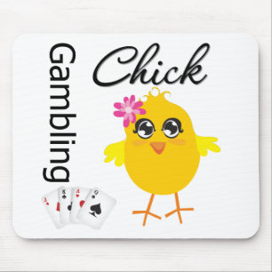 Spielendes Küken Mousepad