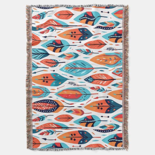 Spielendes Muster für das Leaf im Herbst Decke (Vorderseite Vertikal)