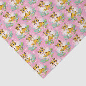 Spielendes Orange Tabby Kittens Tissue Paper Seidenpapier (Ausschnitt)