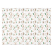 Spielendes Schafmuster Tischdecke (Vorderseite (Horizontal))