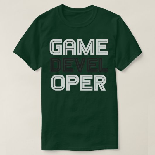 Spielentwickler 1 T-Shirt (Design vorne)
