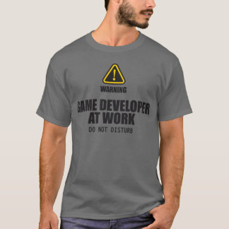 Spielentwickler am Arbeitsplatz stören Mädchen nic T-Shirt