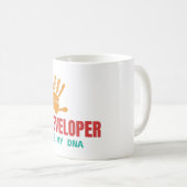SPIELENTWICKLUNG DAS IST MEINE DNA - SPIELDEV KAFFEETASSE (VorderseiteRechts)