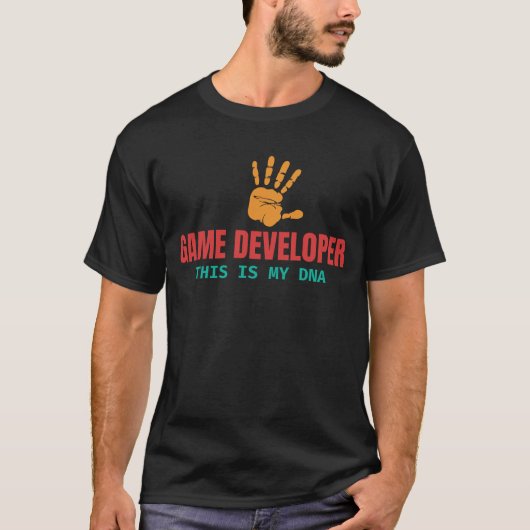 SPIELENTWICKLUNG DAS IST MEINE DNA - SPIELDEV T-Shirt (Vorderseite)