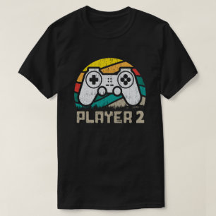 Spieler 1 Spieler 2 Spiele-Paar T-Shirt