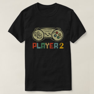 Spieler 1 Spieler 2 Spiele-Paar T-Shirt