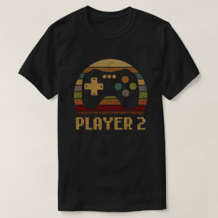 Spieler 1 Spieler 2 Spiele-Paar T-Shirt