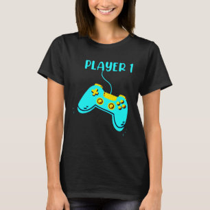 Spieler 1 Warte für Spieler 3 Gaming Pregnancy Ann T-Shirt
