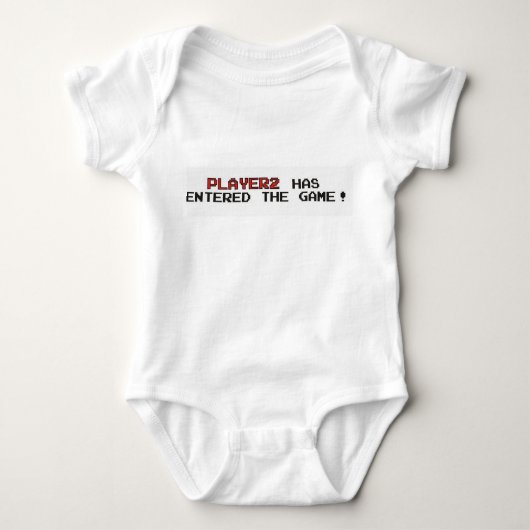 Spieler 2 hat The Game-Baby-Bodysuit betreten Baby Strampler (Vorderseite)