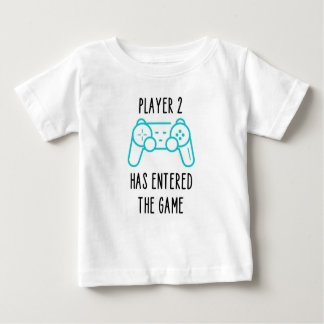 Spieler 2 ist ins Spiel gekommen - Baby Announceme Baby T-shirt