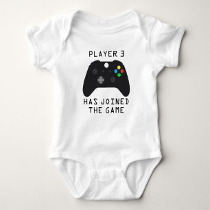 Spieler 3 hat sich dem Spielcontroller angeschloss Baby Strampler