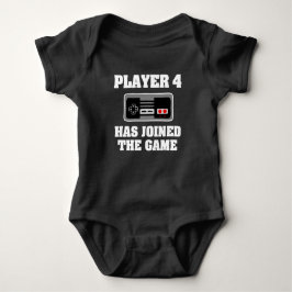 Spieler 4 hat sich dem Spiel - Babygamer-Shirt Baby Strampler