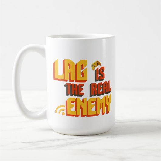 Spieler-Albtraum: LAG Kaffeetasse (Links)