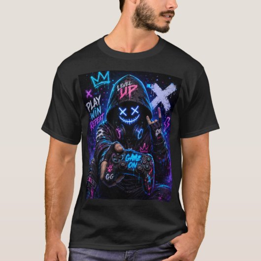 Spieler auf Level bringen T-Shirt (Vorderseite)