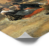 Spieler außerhalb eines Gasthauses, c.1660-63 Poster (Ecke)