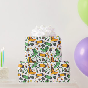 Spieler beim Spielen Geschenkpapier