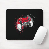 Spieler-Controller mit Monaco-Flagge Mousepad (Mit Mouse)