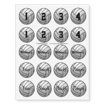 Spieler des Volleyball-vier