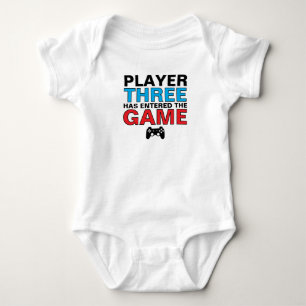 Spieler Drei Baby Gamer Strampler