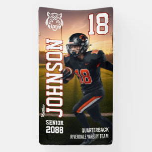 Spieler Foto Senior Football Spieler Heimkehrfeier Banner