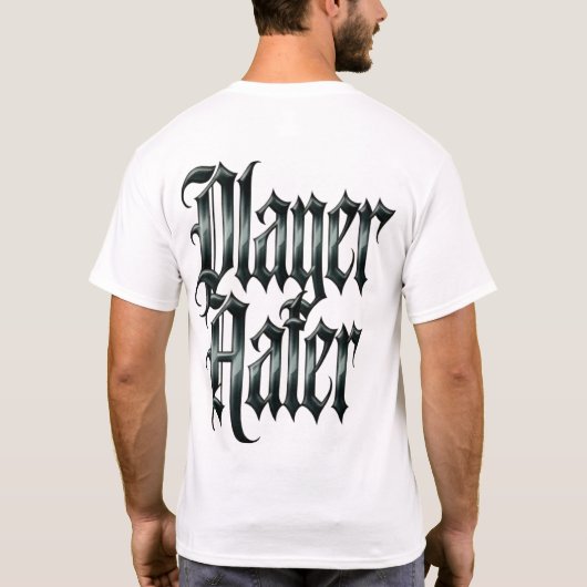 Spieler Hasser T-Shirt (Rückseite)