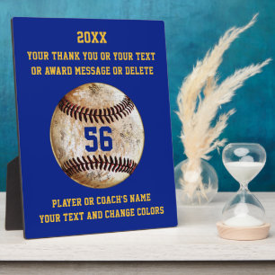 Spieler- oder Baseballtrainer-Geschenke, Ihre FARB Fotoplatte
