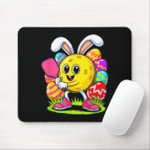 Spieler Osterhase bunte Schokoladeneier Mousepad (Mit Mouse)