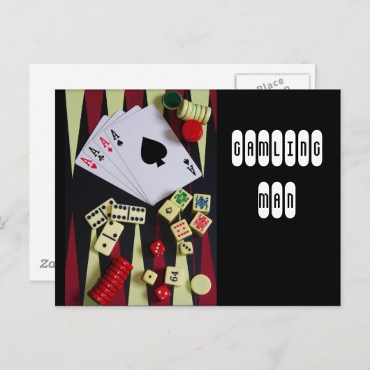 Spieler Postkarte (Vorne/Hinten)