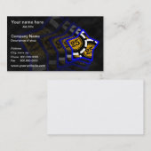 Spieler-Schablonen-Visitenkarte Visitenkarte (Vorne/Hinten)